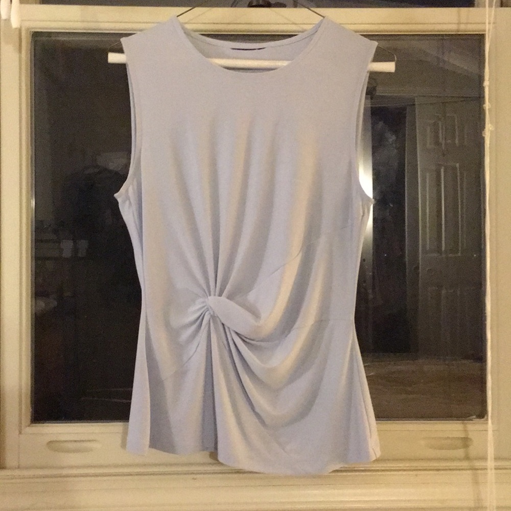 DKNY Side-Knot sleeveless top